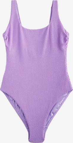 Bustieră Costum de baie întreg de la Next pe mov: față