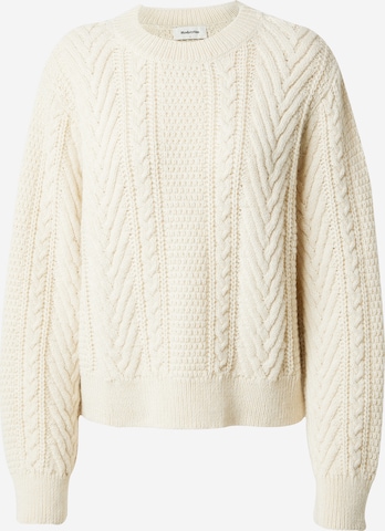 modström Sweater 'Grannon' in Beige: front