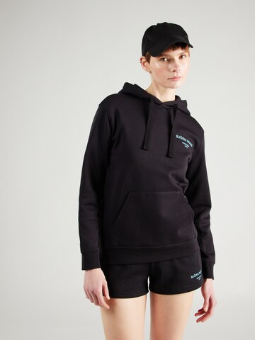 BJÖRN BORG Athletic Sweatshirt 'ESSENTIAL' in Black: front