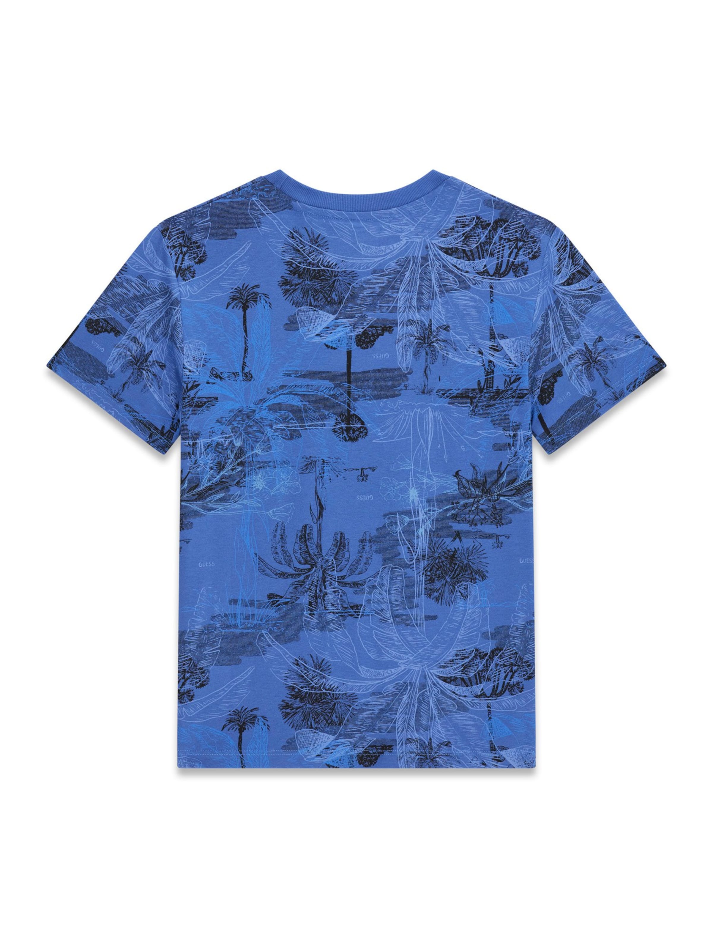 GUESS - Camiseta en azul