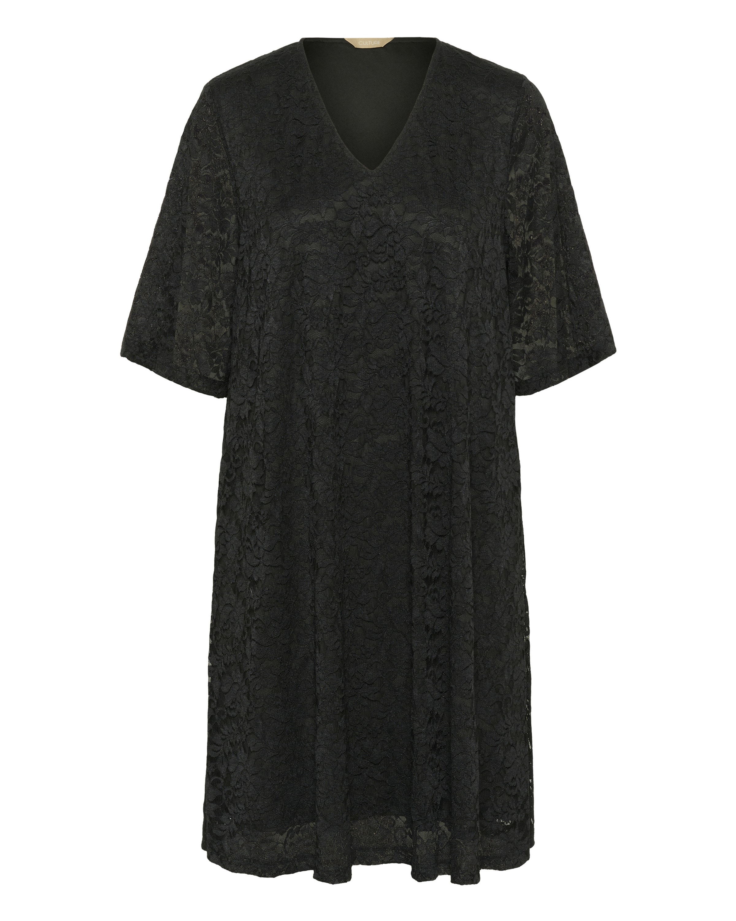 CULTURE Kleid 'Kala' in Schwarz: Vorderseite