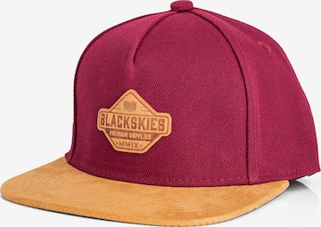 Blackskies Hut 'Essentials' in Rot: Vorderseite