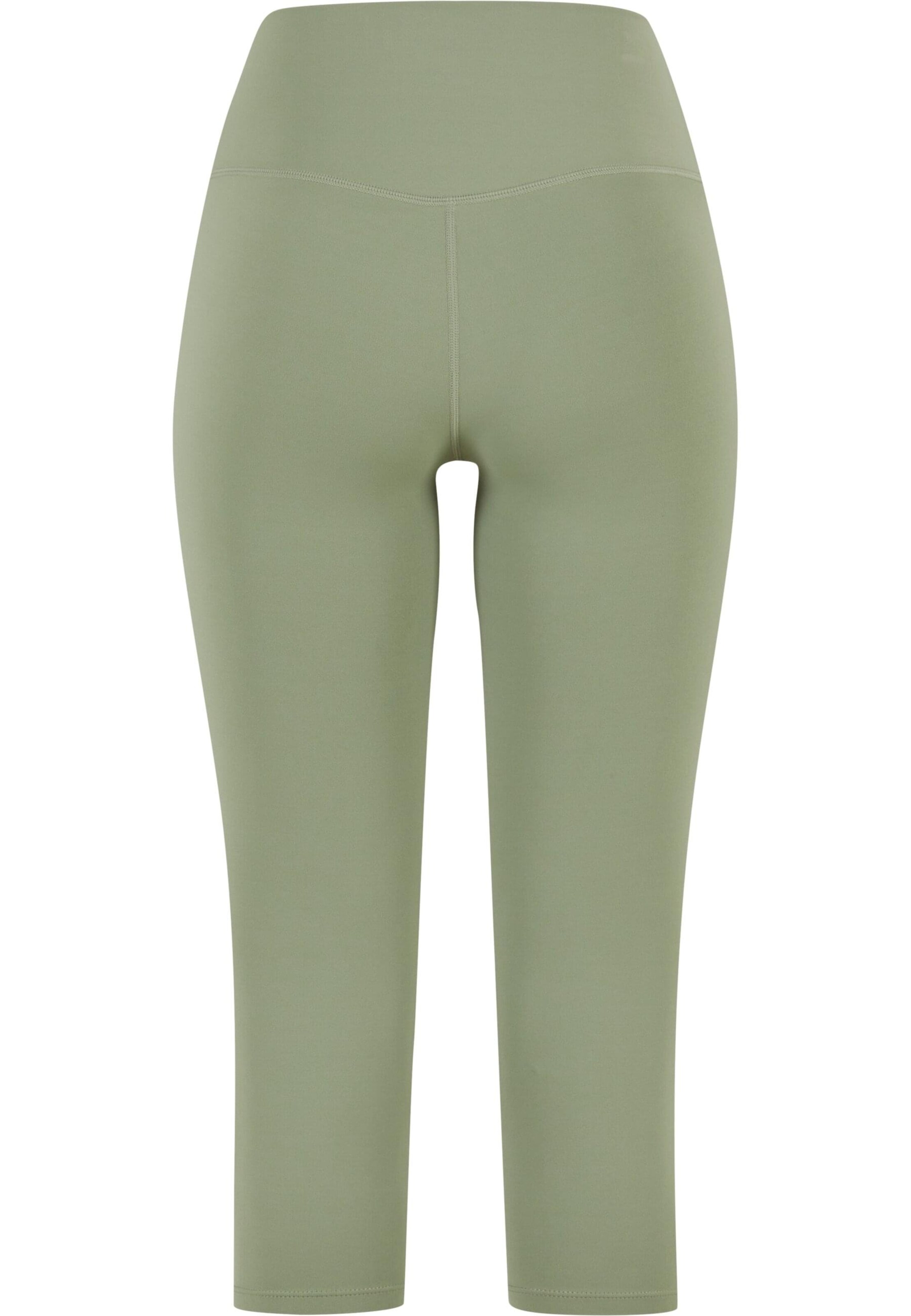 Urban Classics Normalny krój Legginsy ' ' w kolorze zielony