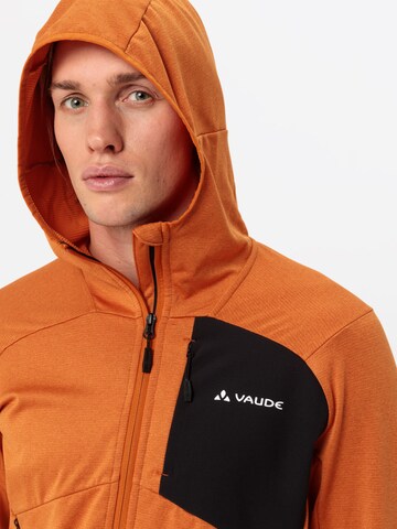 VAUDE Athletic fleece jacket 'Monviso' in Orange