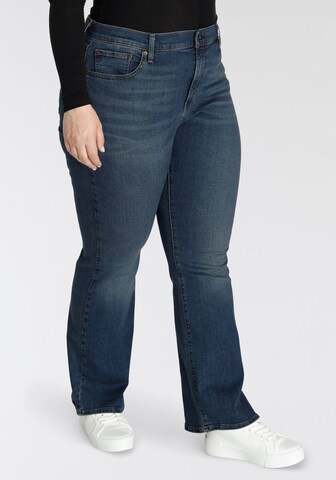 Levi's® Plus Bootcut Farkut '725 PL HR Bootcut' värissä sininen