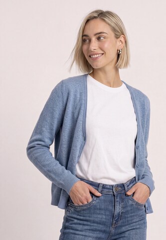 STREET ONE Strickjacke in Blau: Vorderseite