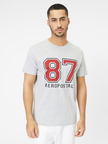 AÉROPOSTALE Shirt in Grey: front