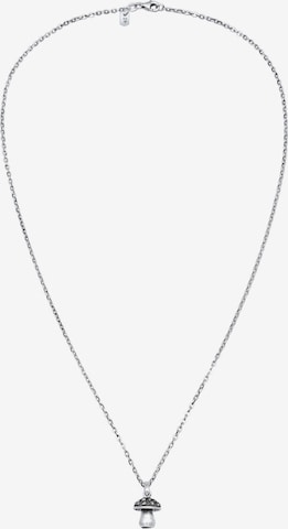 KUZZOI Necklace 'Pilz' in Silver: front