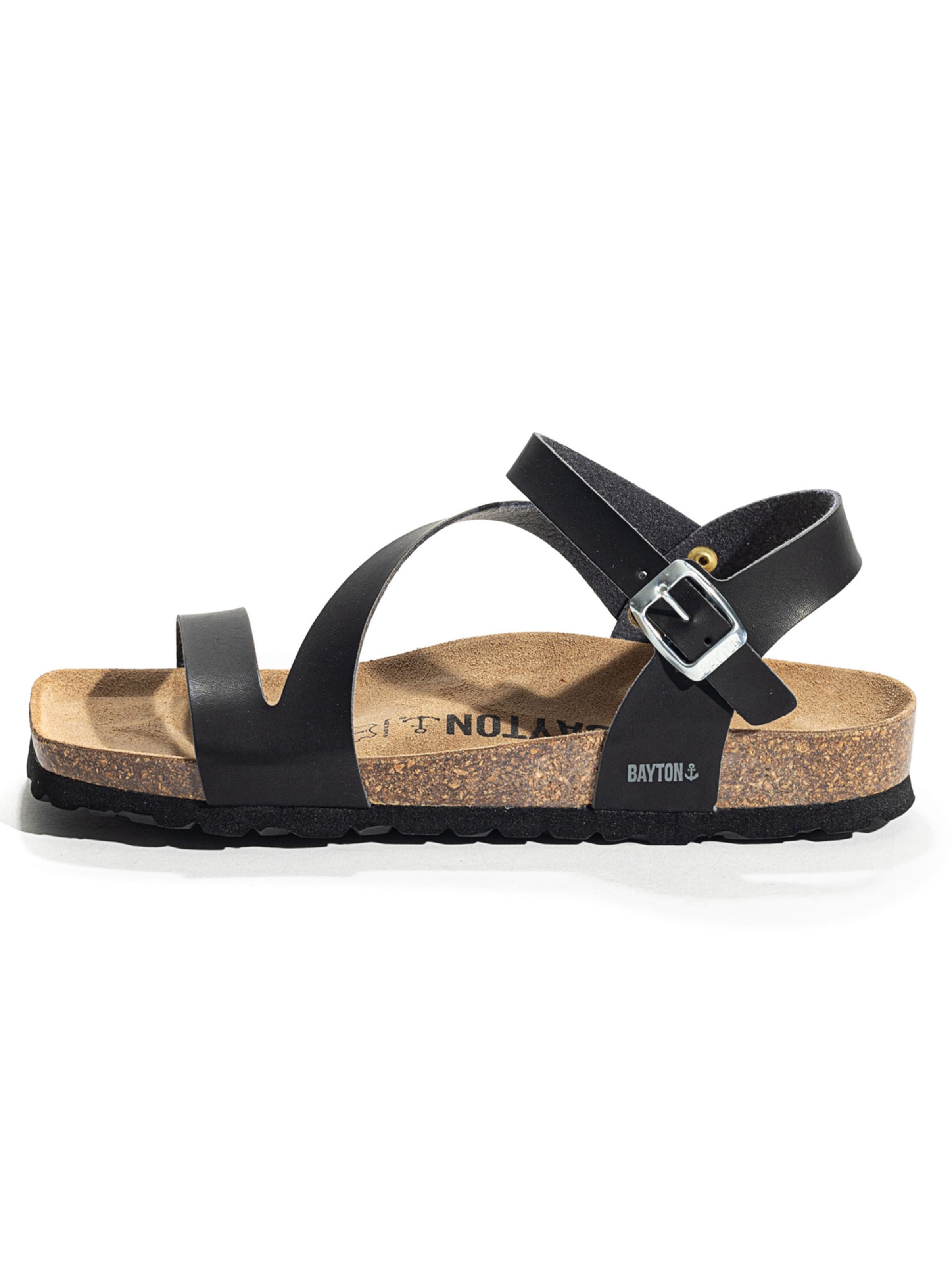 BaytonSandale s remenčićima 'Vigo' - crna boja: prednji dio