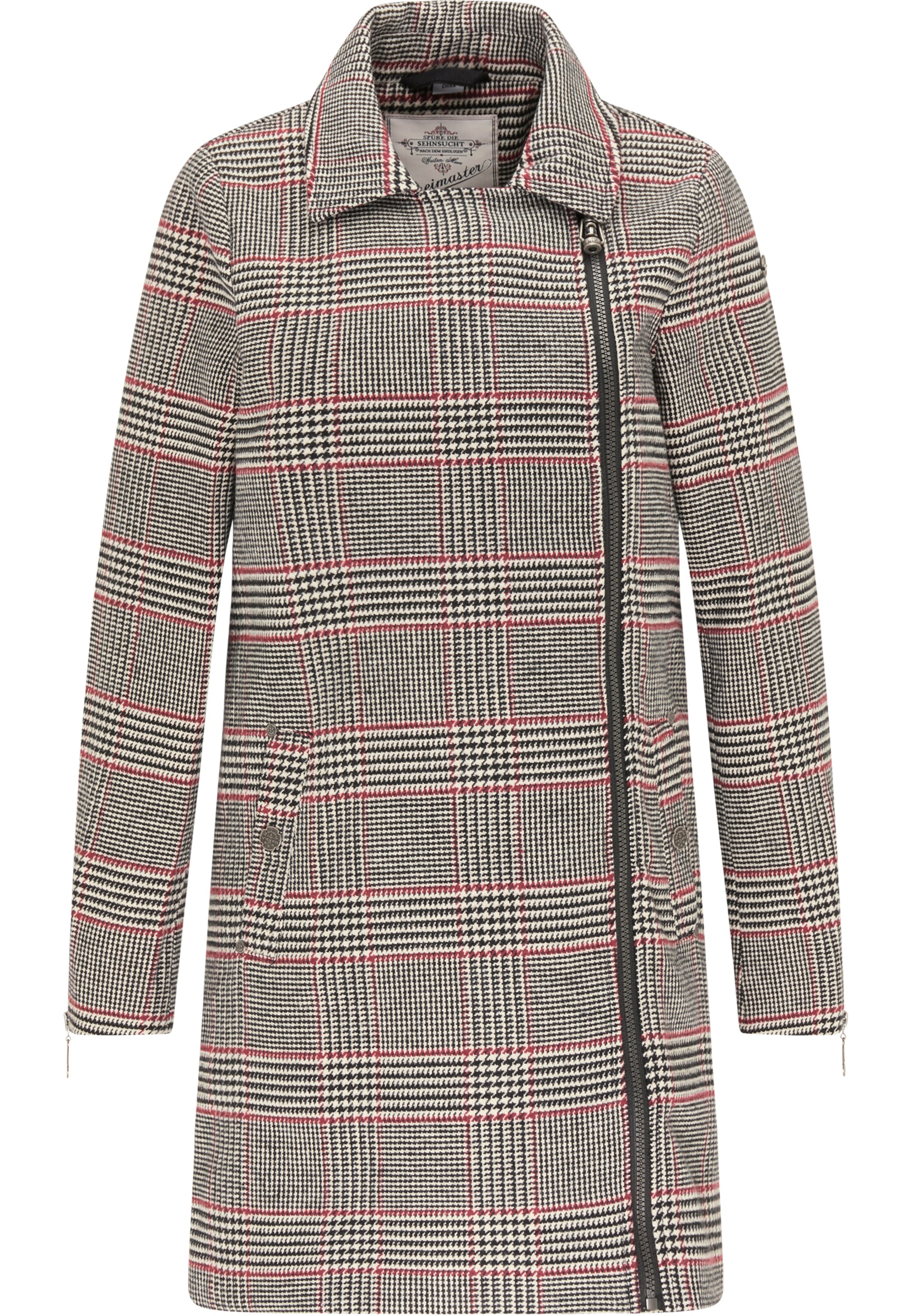 Manteau d’hiver DreiMaster Vintage en gris : devant