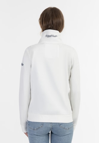 Schmuddelwedda Zip-Up Hoodie in White