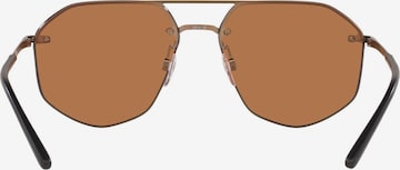 Emporio Armani Okulary przeciwsłoneczne w kolorze brąz