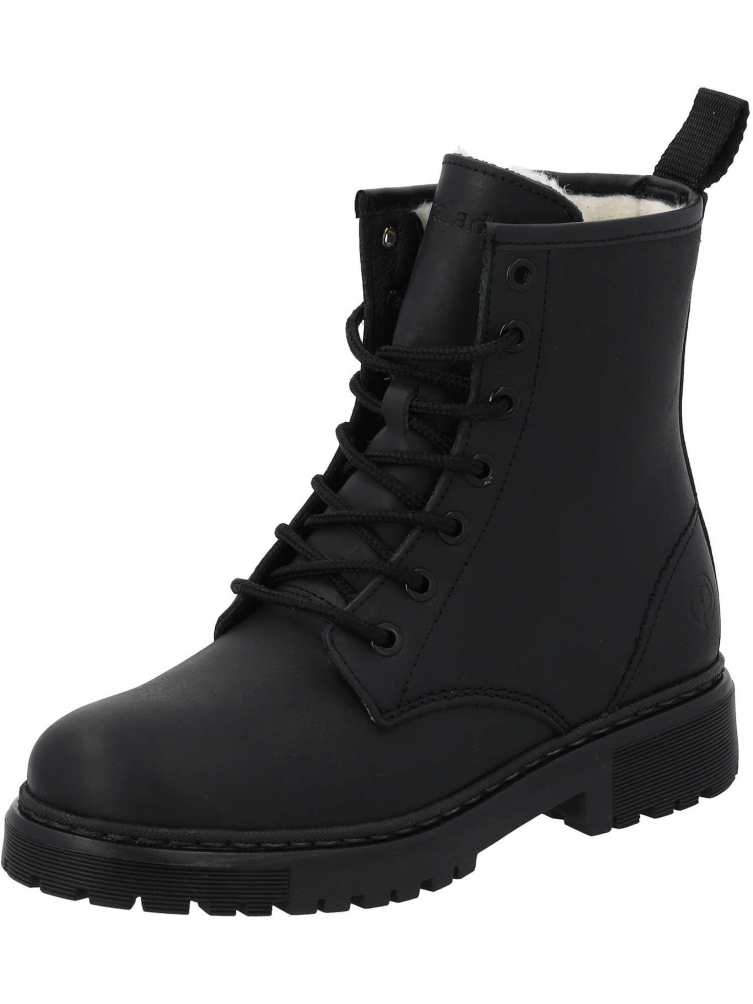 Palado Lace-up bootie 'Montecristo' in Black: front