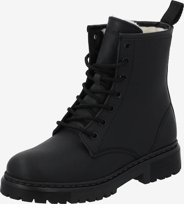 Palado Schnürstiefelette 'Montecristo' in Schwarz: Vorderseite