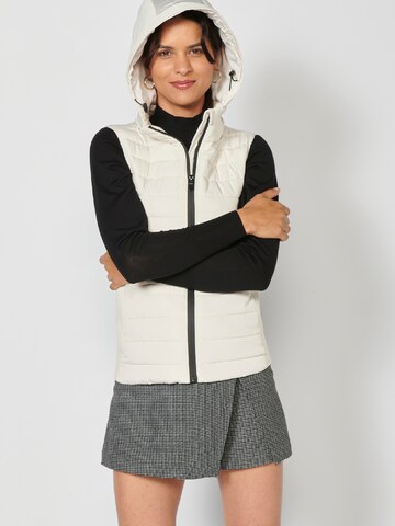 KOROSHI Weste in Weiß