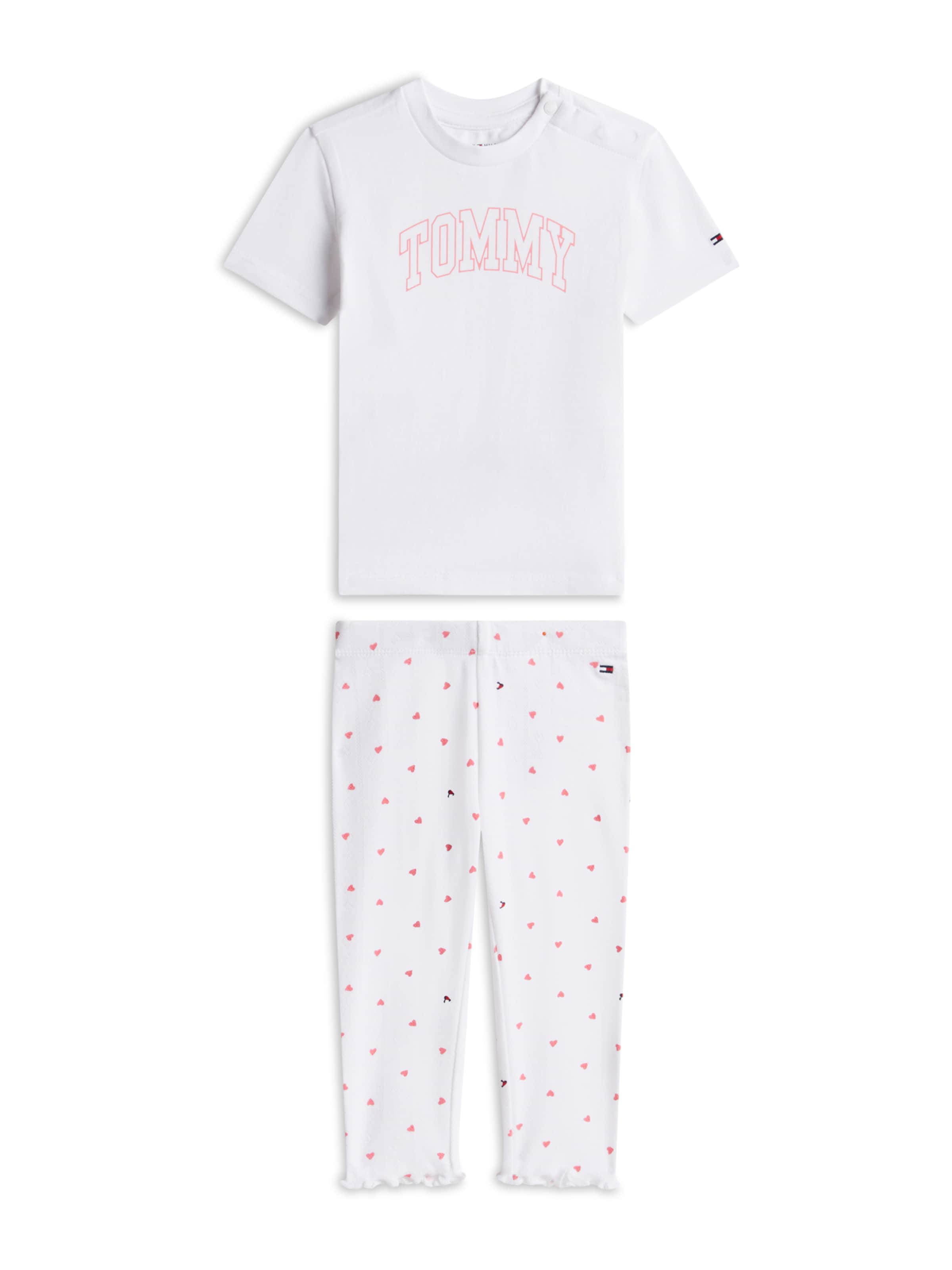 Pigiama di TOMMY HILFIGER in bianco: frontale