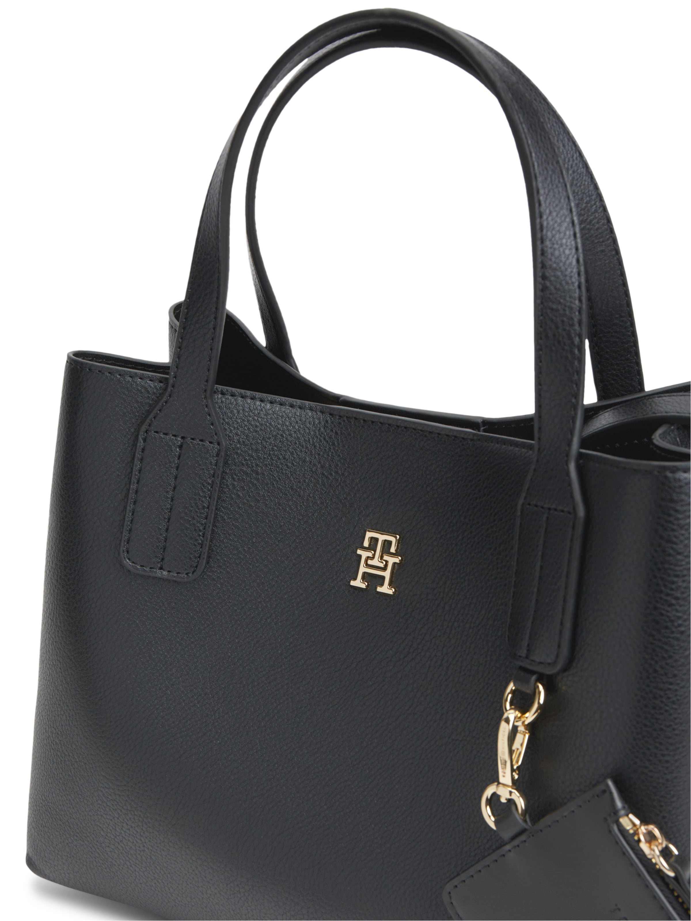 TOMMY HILFIGER Shopper in Schwarz