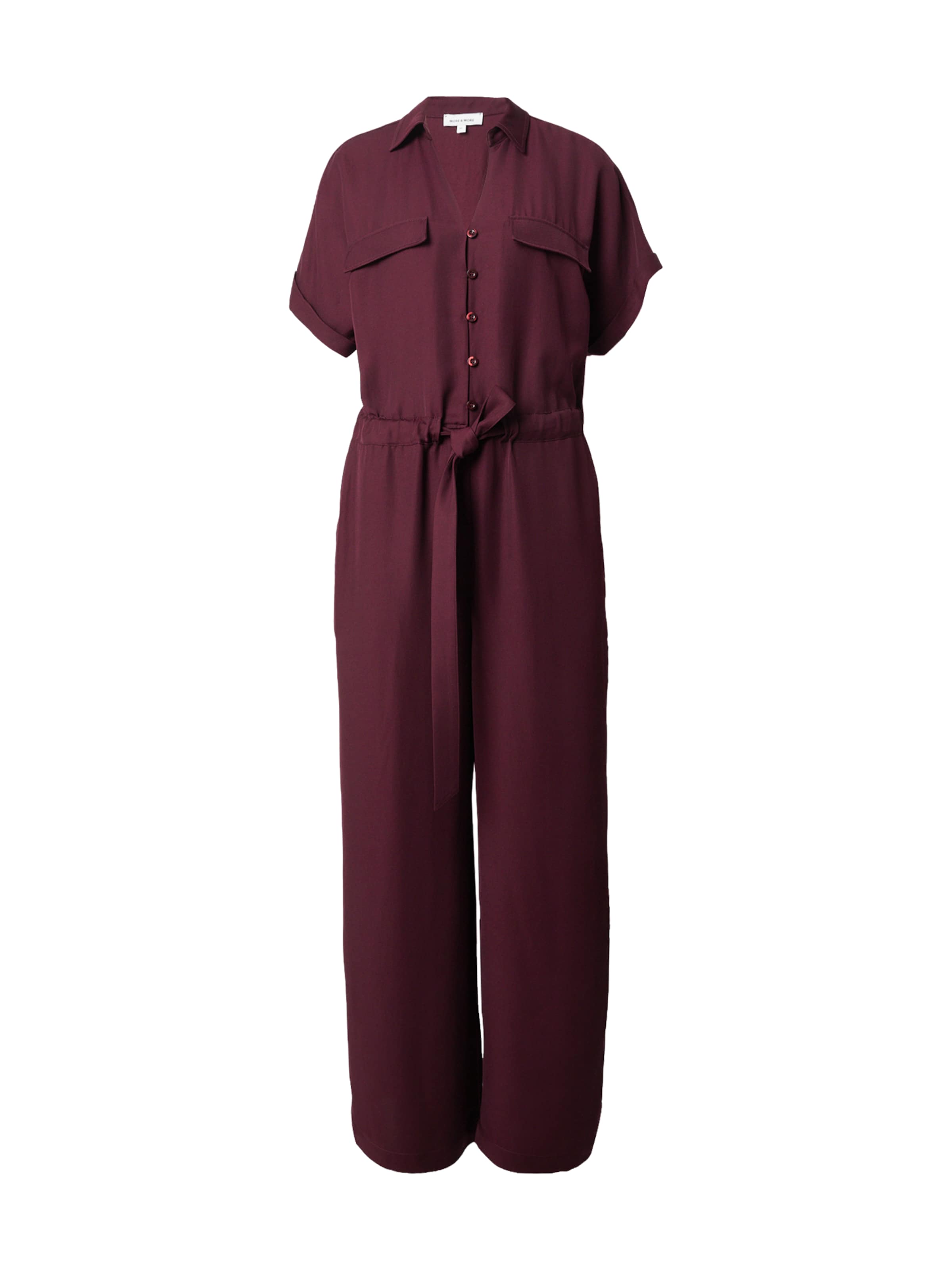 MORE & MORE Jumpsuit in Rood: voorkant