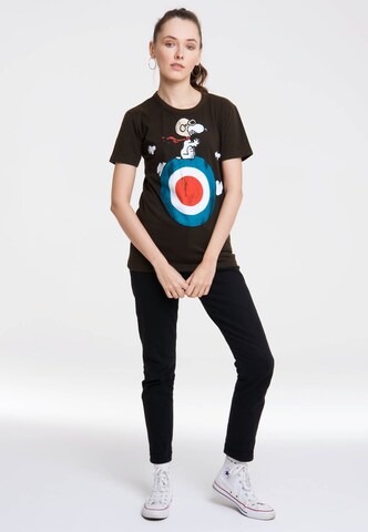 LOGOSHIRT Shirt 'Peanuts - Snoopy' in Gemengde kleuren