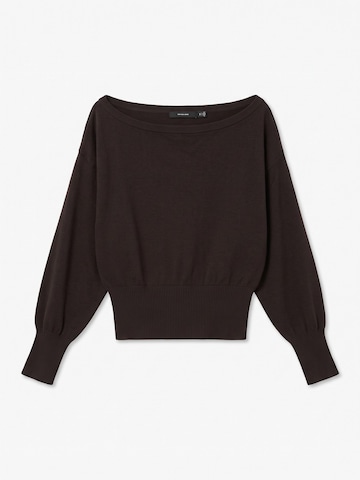 VERO MODA Pullover 'VMPolly' in Braun
