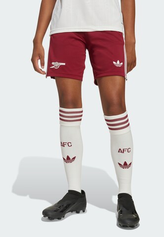 ADIDAS PERFORMANCE Regular Sportbroek 'Arsenal 25/26' in Rood: voorkant
