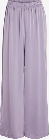 VILA Wide leg Pants 'CLAIR' in Purple: front