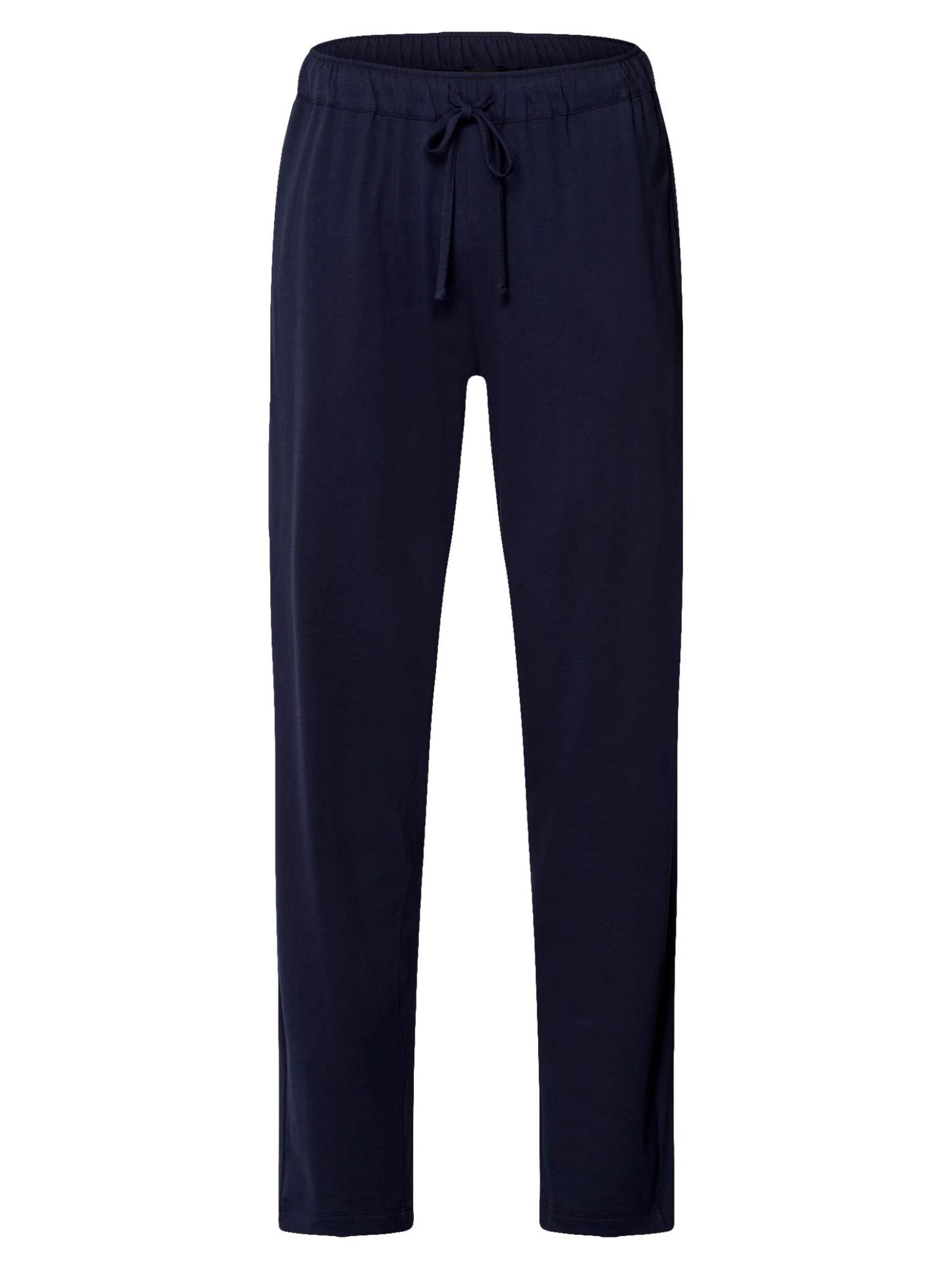 Hanro Pyjamabroek 'Night & Day' in Blauw: voorkant
