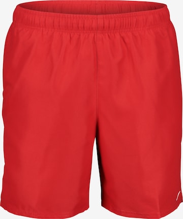 Nike Swim Athletic Swim Trunks in Red: front