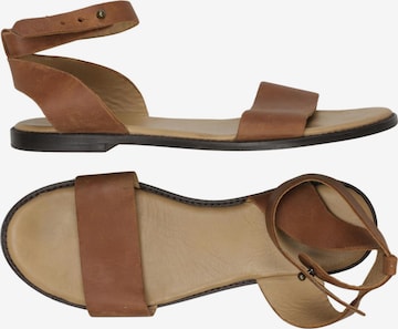 Hudson London Sandalen 41 in Braun: Vorderseite