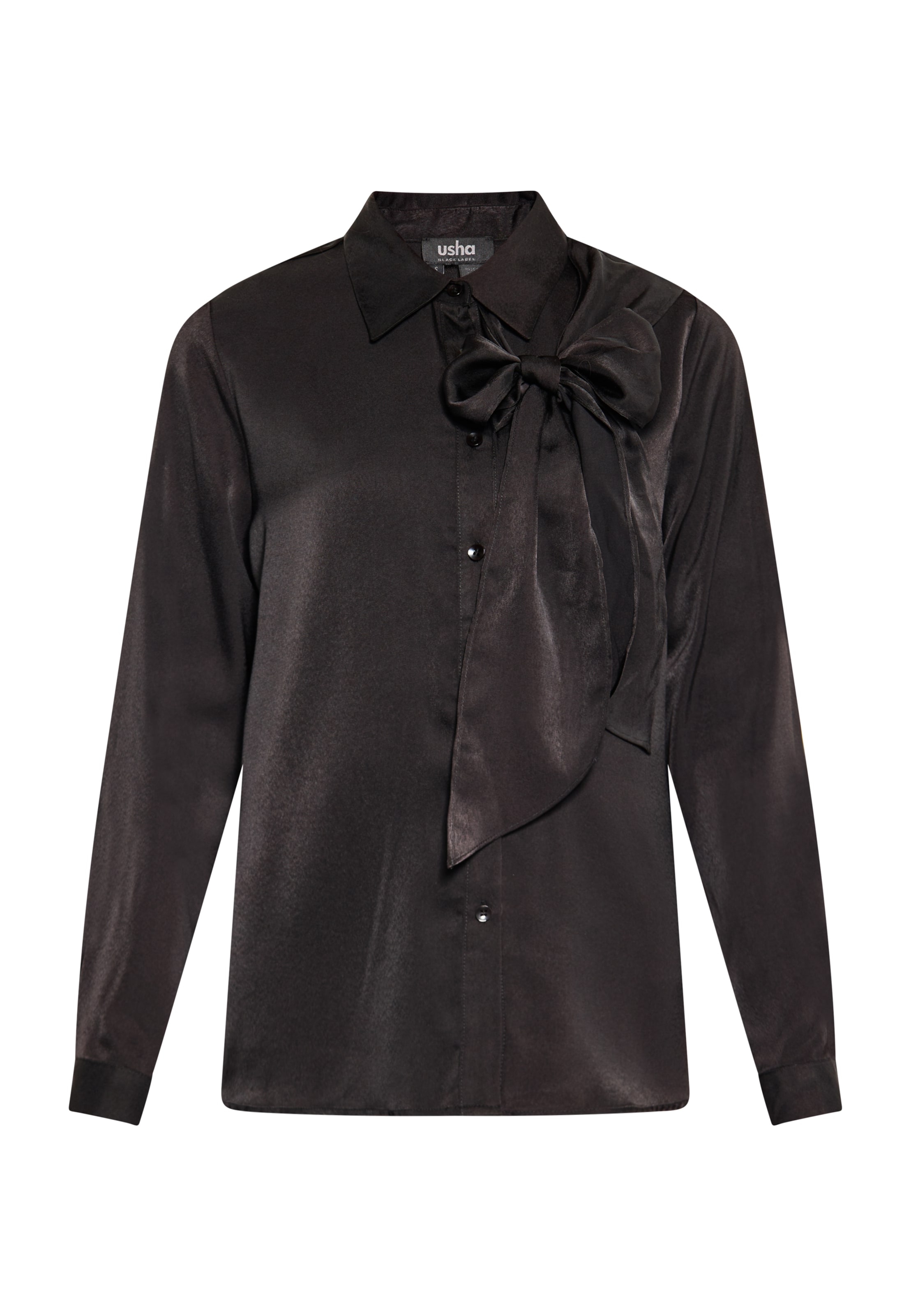 usha BLACK LABEL Blúzka - Čierna: predná strana