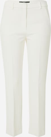 Weekend Max Mara Slimfit Pantalon 'RANA' in Wit: voorkant