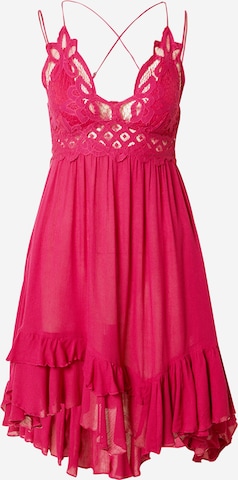 Free People Jurk 'Adella' in Roze: voorkant