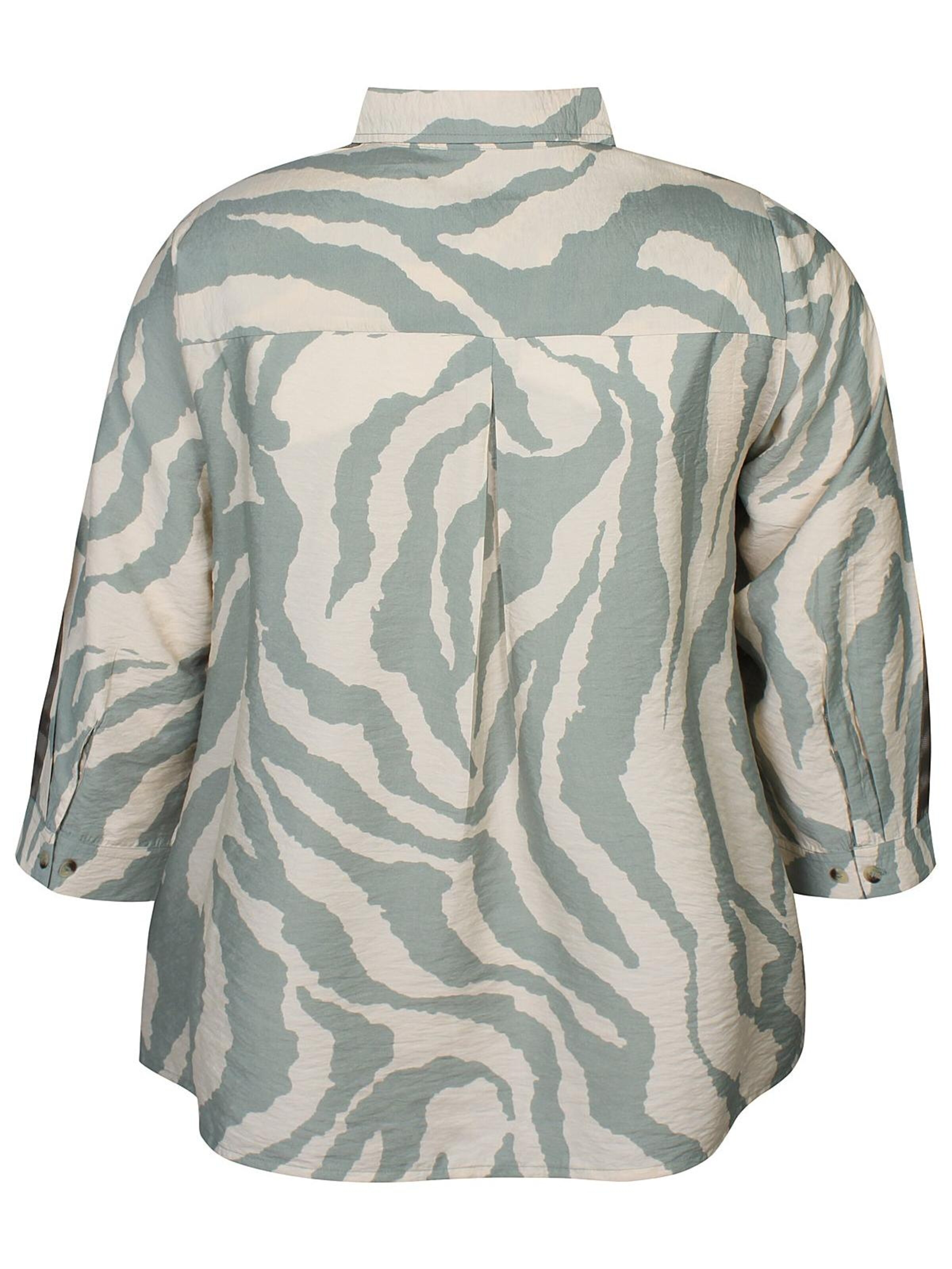 Zhenzi Shirt 'Jaeda 1373' in Groen