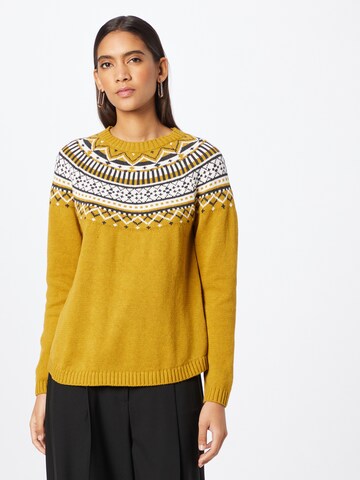 Thought Sweater 'KIMBER' in Yellow: front