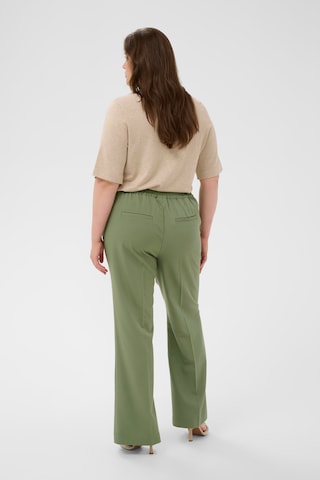 KAFFE CURVE Flared Hose 'KCsakira' in Grün