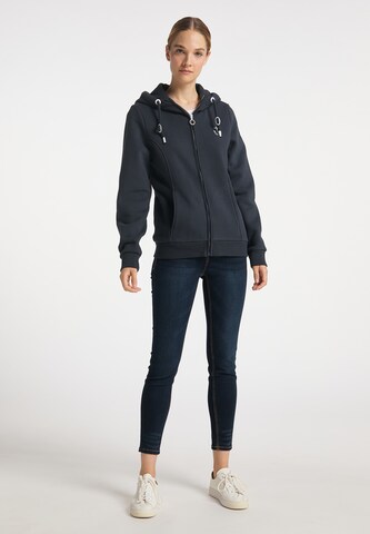 DreiMaster Maritim Zip-Up Hoodie in Blue