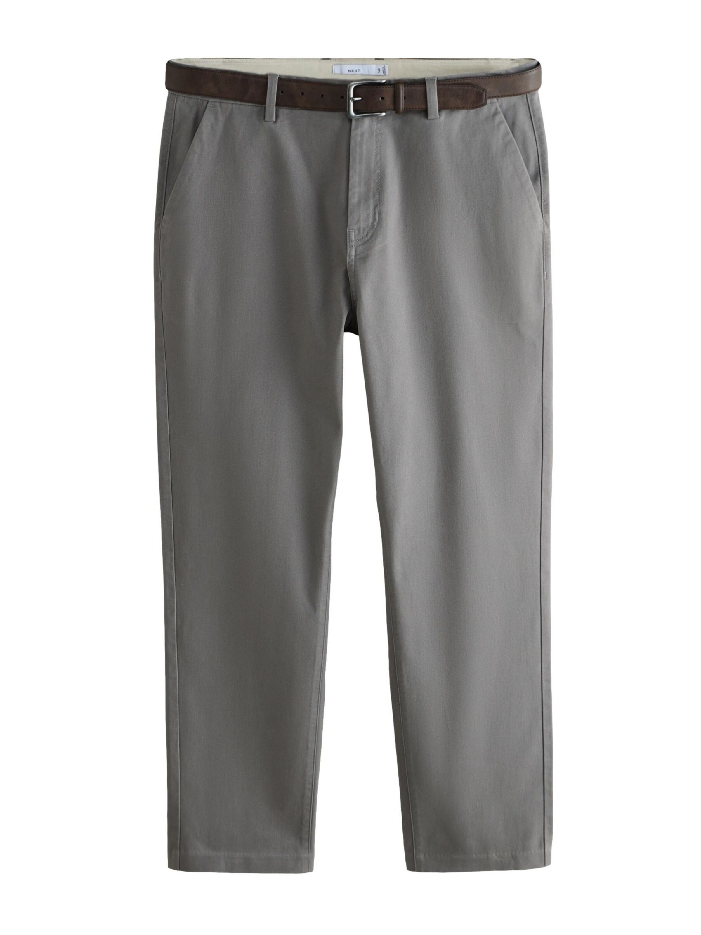 pelēks Next Čino bikses: no priekšpuses