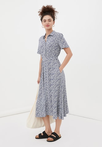 Finn Flare Zomerjurk 'Print' in Blauw