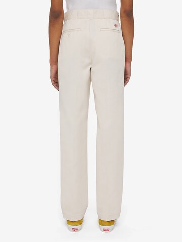 DICKIES Regular Trousers with creases '874' in White