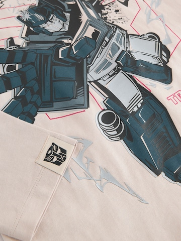 Next Shirt 'Transformers' in Beige