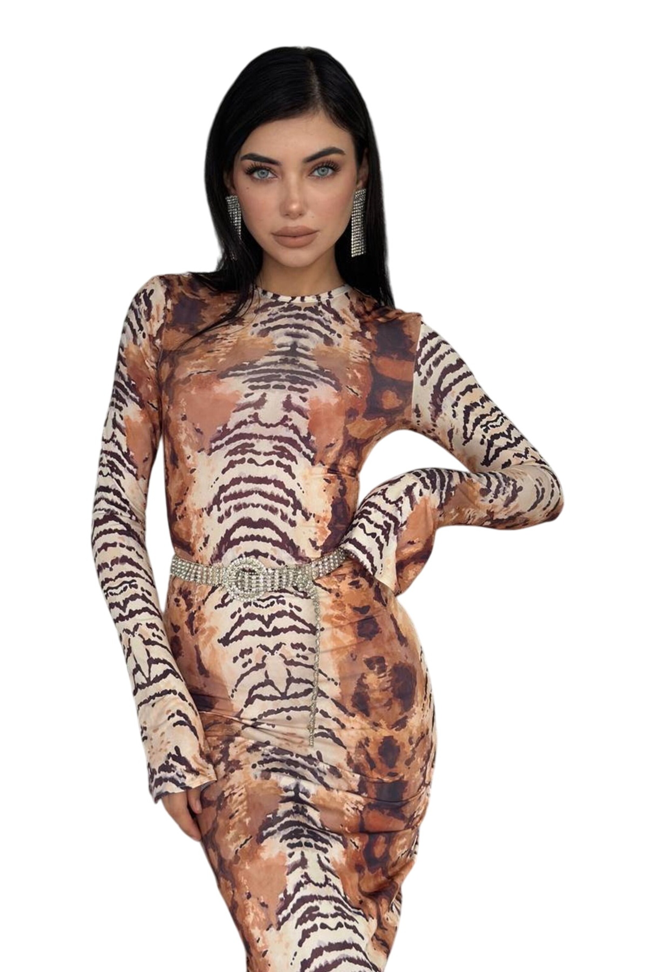 WOMAN VISION Dress in Brown