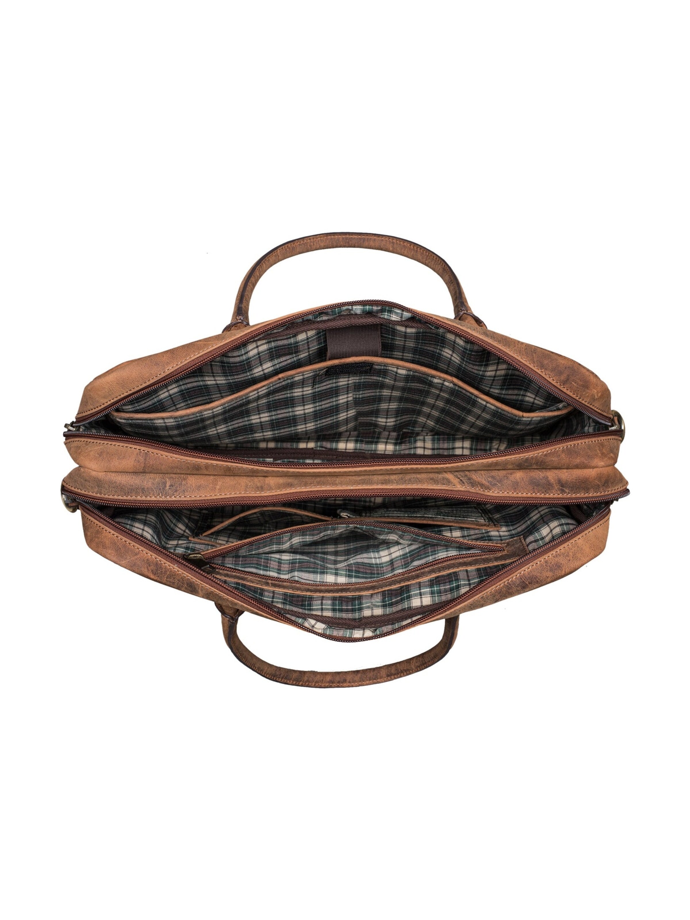 Benthill Laptop Bag in Brown