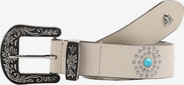 Scalpers Belt in White: front