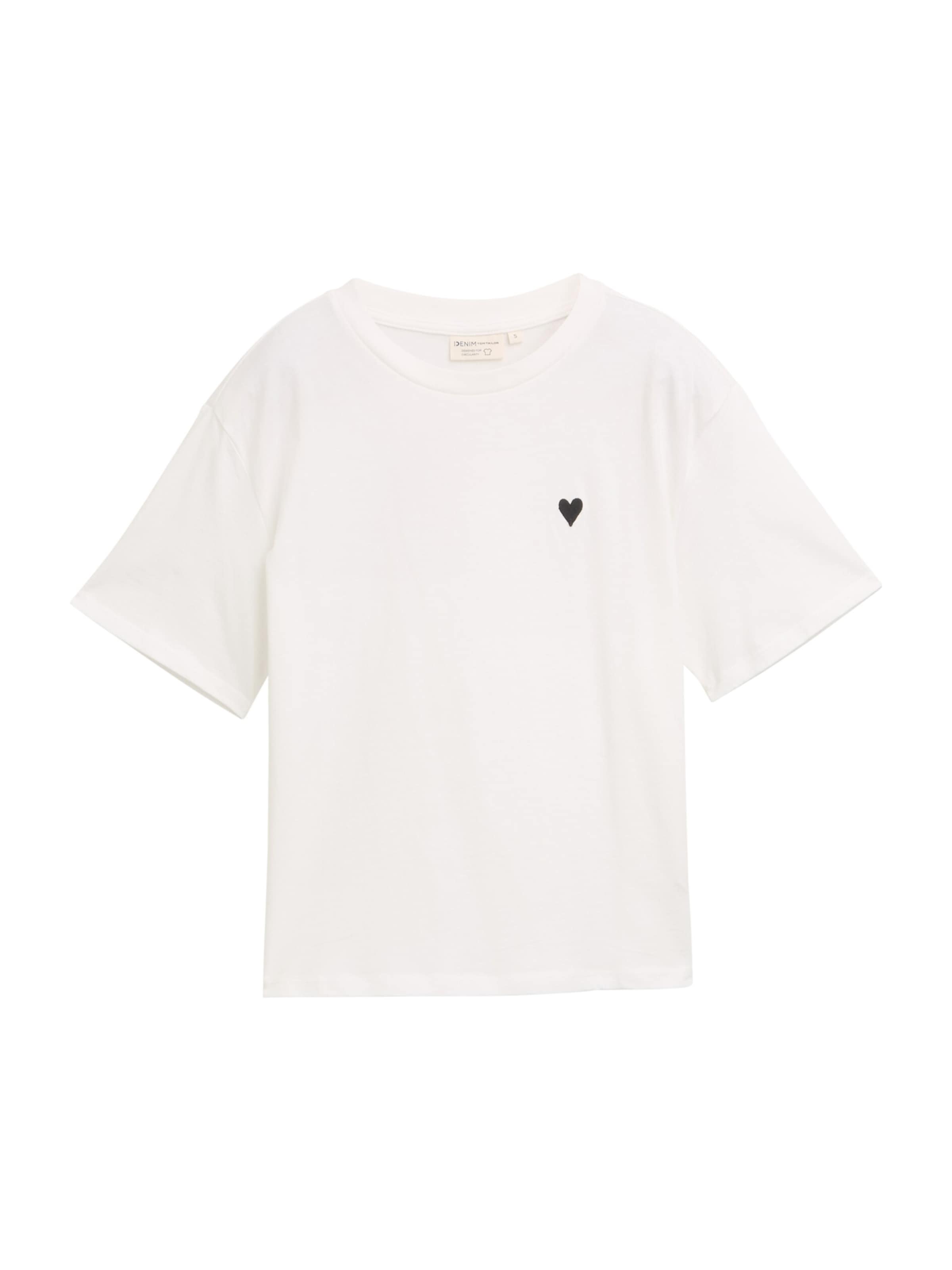 TOM TAILOR Majica | bela barva: sprednja stran