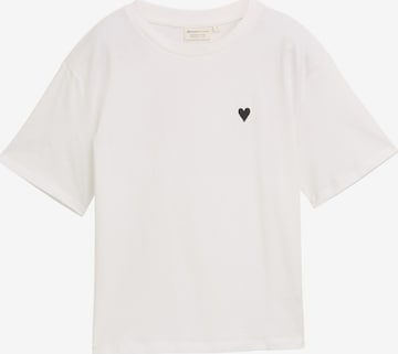 TOM TAILOR Majica | bela barva: sprednja stran