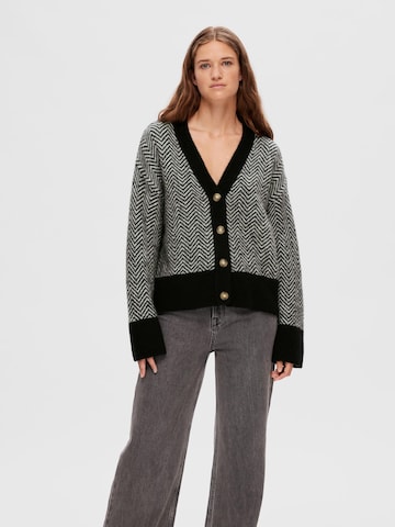 SELECTED FEMME Knit Cardigan 'HERI' in Black