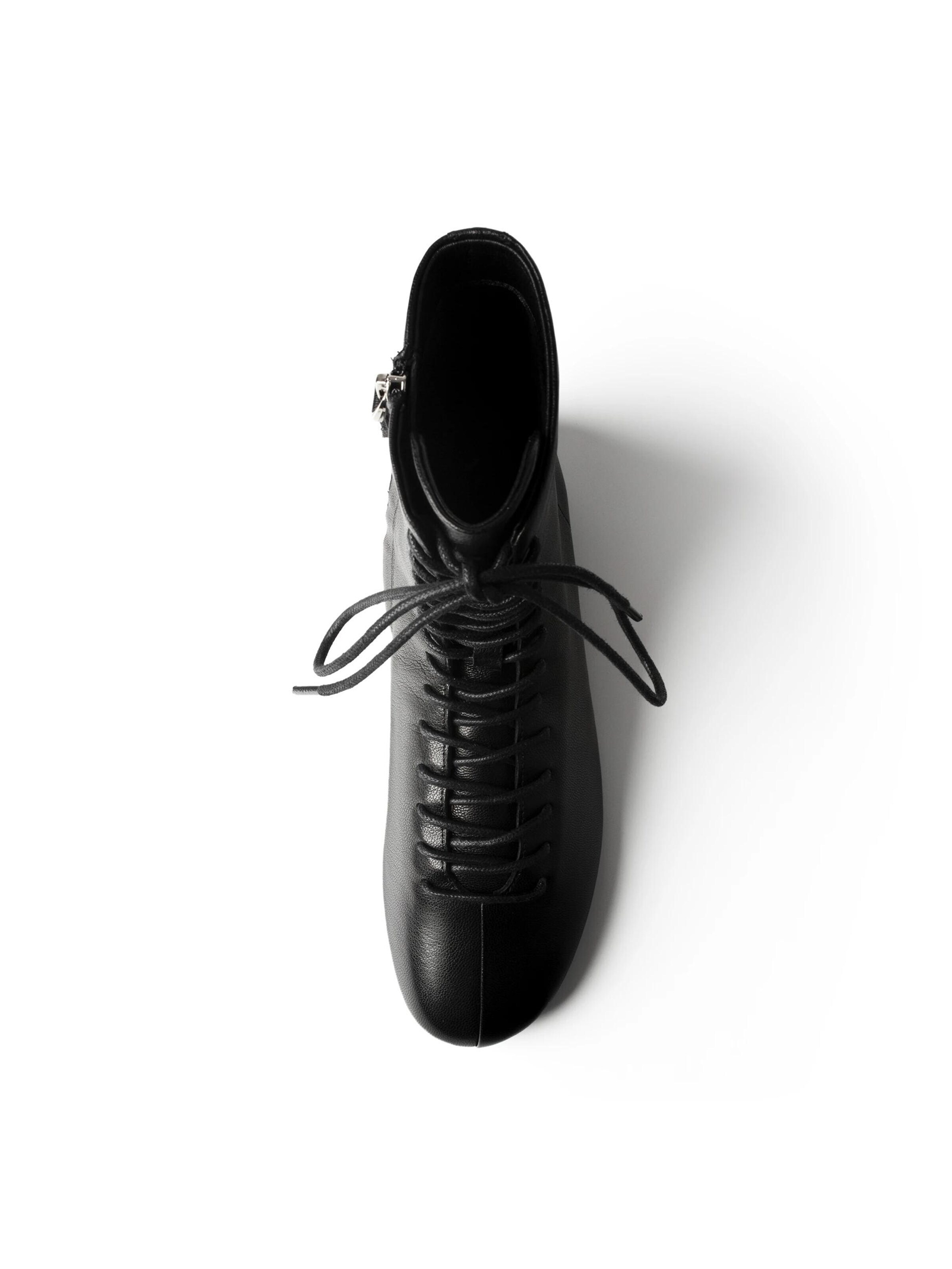 L37 HANDMADE SHOES Bokabakancsok 'LESS IS ALWAYS MORE' - fekete
