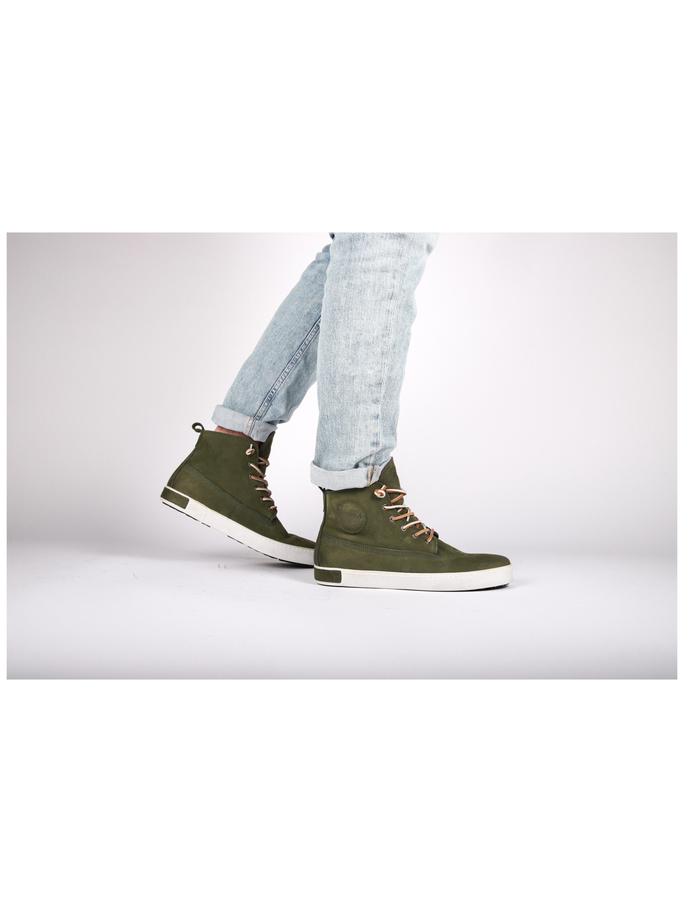 BLACKSTONE High-top trainers 'ICON' in Green
