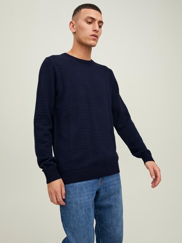 Pull-over 'Atlas' JACK & JONES en bleu : devant