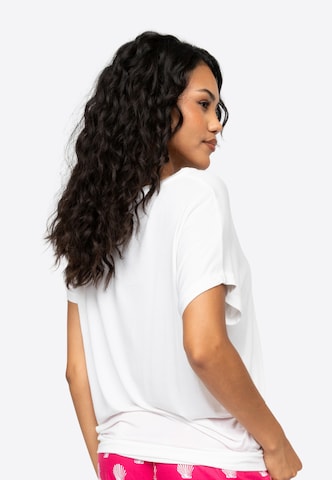 Cyberjammies - Camiseta para dormir 'Madelyn' en blanco